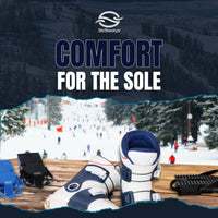 Thumbnail for SkiSkootys Ski Boot Bottom Protector with Foldable Traction Cleats (Youth Classic)
