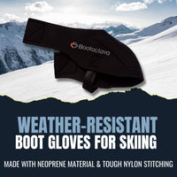 Thumbnail for Bootaclava Neoprene Ski Boot Covers for Skiing with Handwarmer Pouch- Boot Warmer