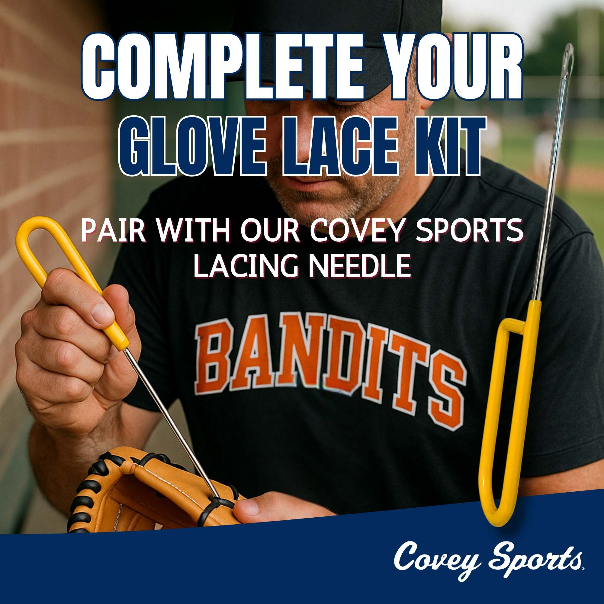 baseball softball glove lacing needle tool