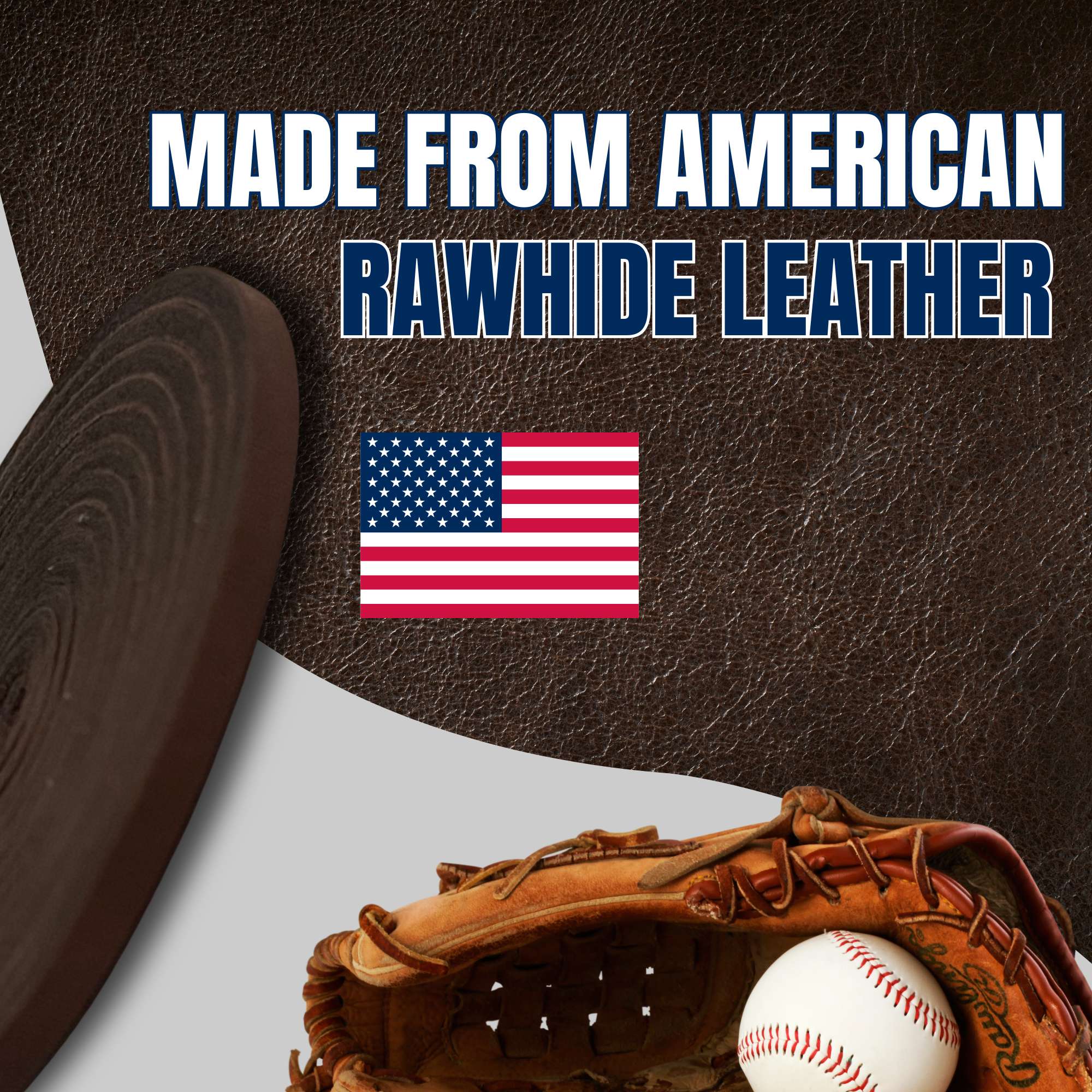 USA leather baseball softball glove lace