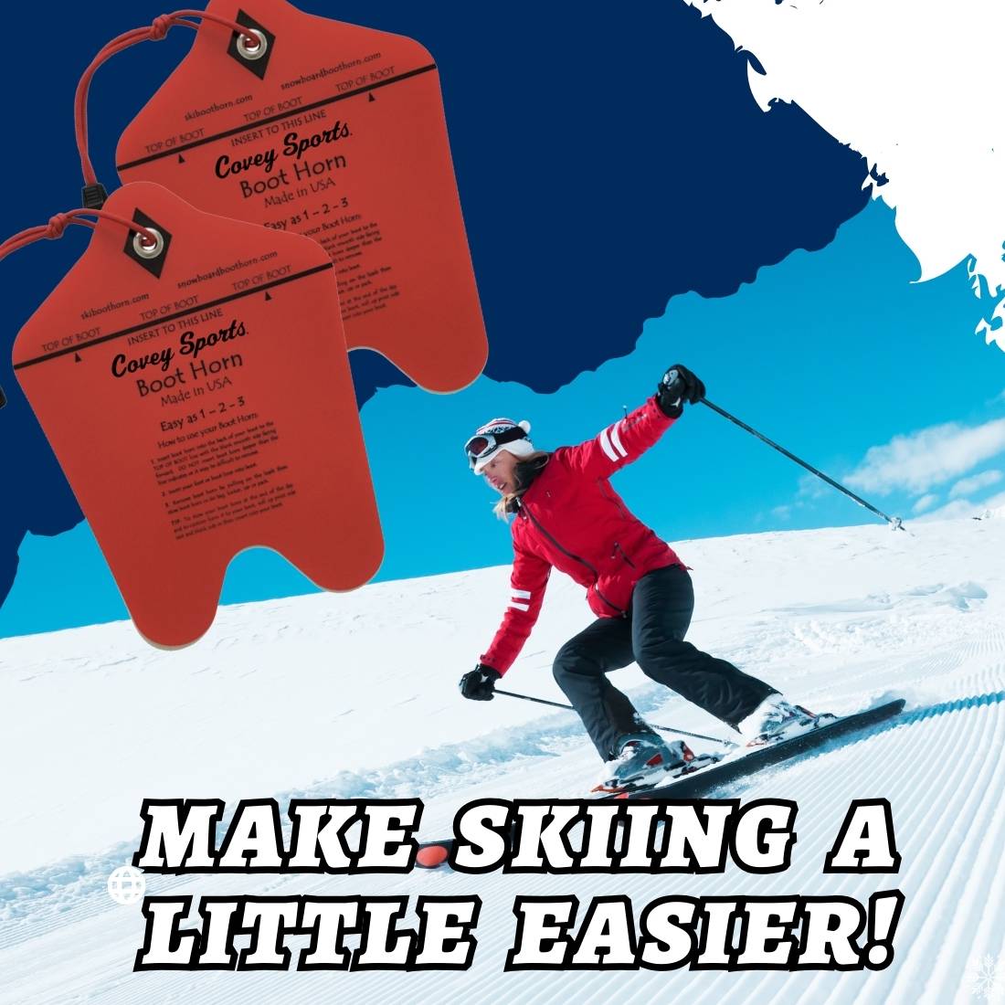 Ski & Snowboard Boot Horn (Pack of 2)