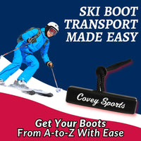 Thumbnail for Ski & Snowboard Boot Carrier Tote and Holder (Black)