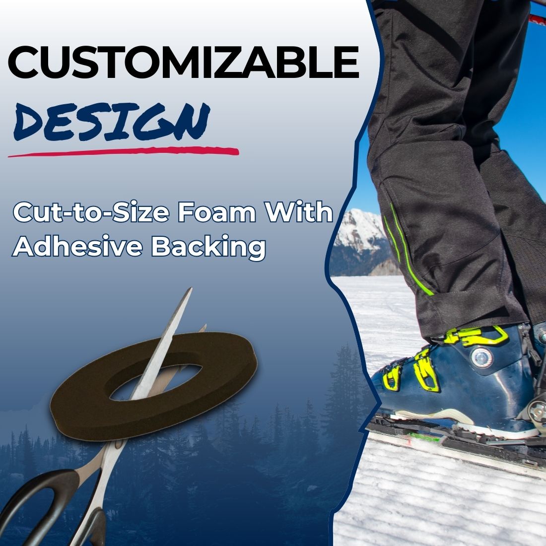 Ski & Snowboard Ankle Donut Pads (Sold in Pairs)