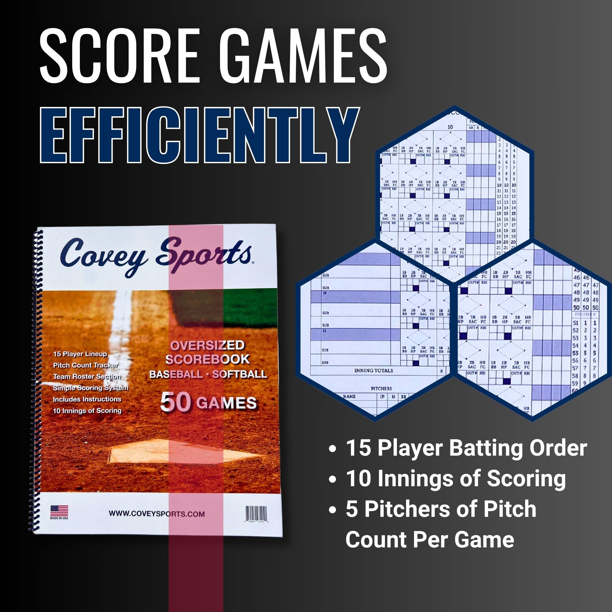 baseball softball scorekeeping book