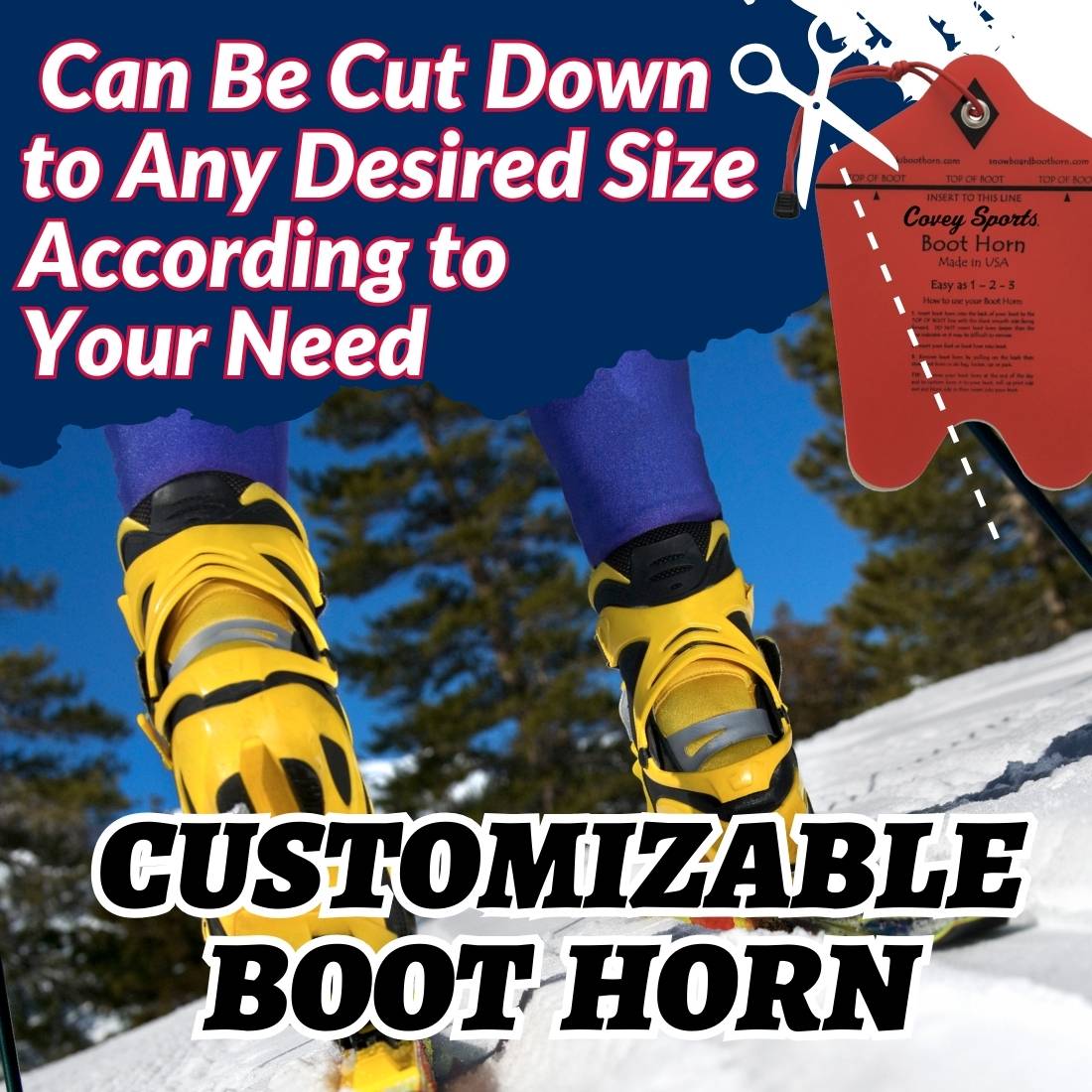 Ski & Snowboard Boot Horn (Pack of 2)