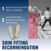 Thumbnail for Ski & Snowboard Boot Shim Insoles Inserts