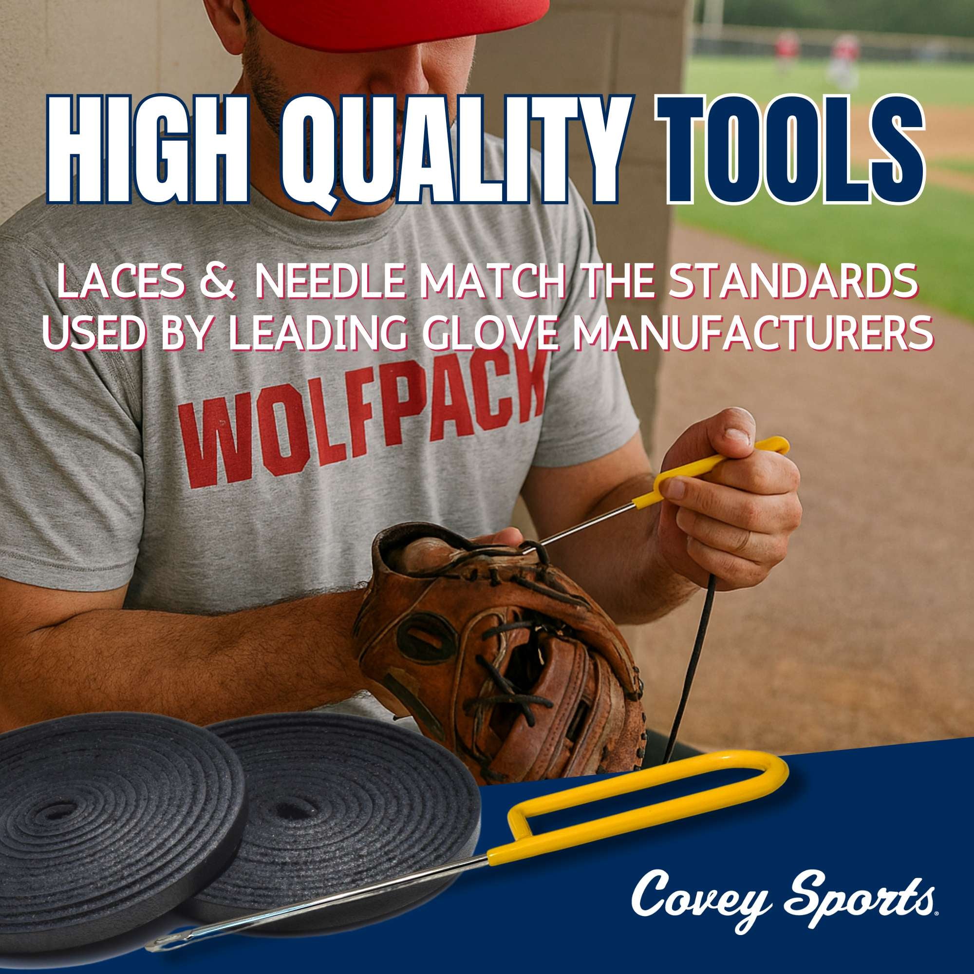 baseball softball lacing needle tool