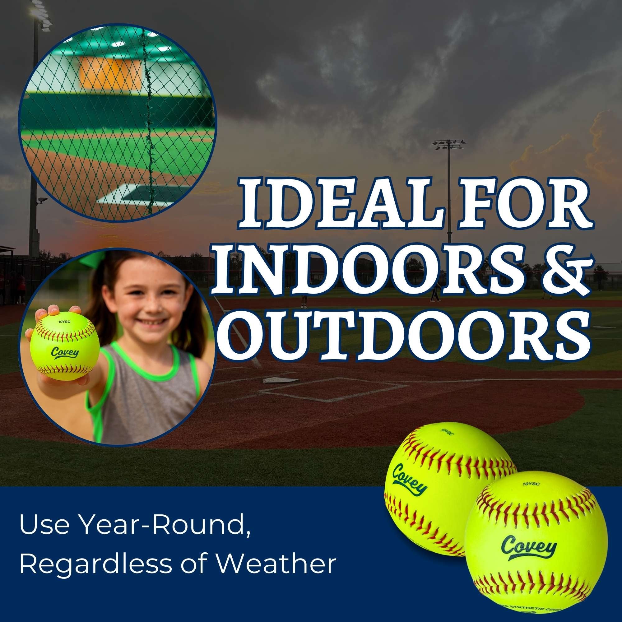indoor outdoor soft core softball