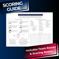 Thumbnail for Side by Side Baseball & Softball Scorebook (50 Games)