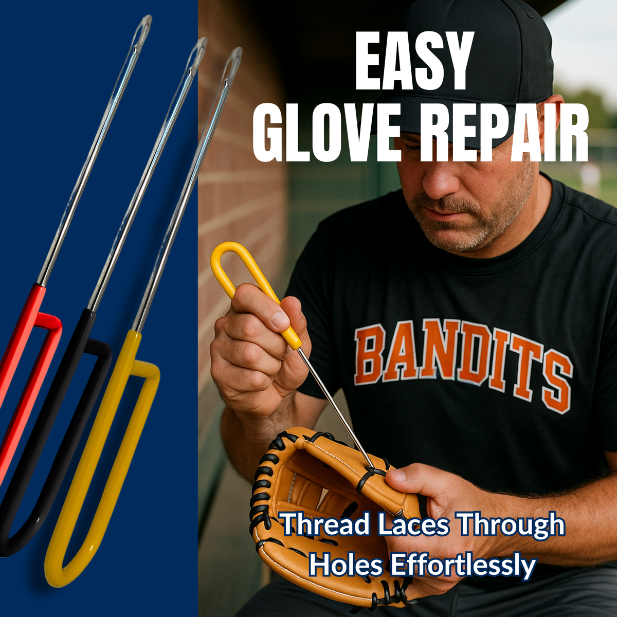 Covey Baseball & Softball Glove Lacing Needle (Awl-Style Tool)